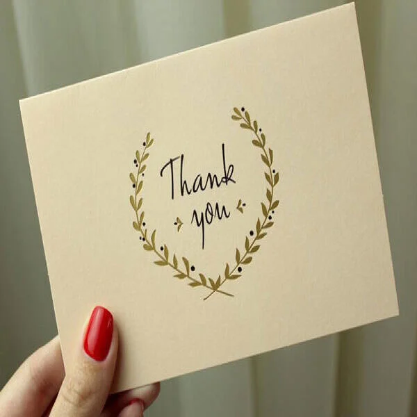 Tạo Dấu Ấn Riêng Với Mẫu Thiệp Cảm Ơn Độc Quyền Cho Doanh Nghiệp & Cá Nhân