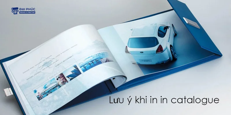 Lưu ý khi in catalogue